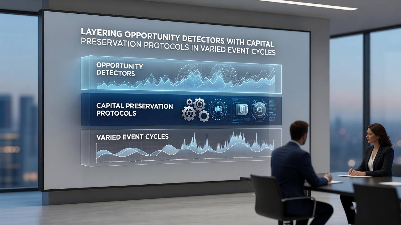 Diagram illustrating capital preservation layers applied across pre-match, in-play, and post-event betting cycles