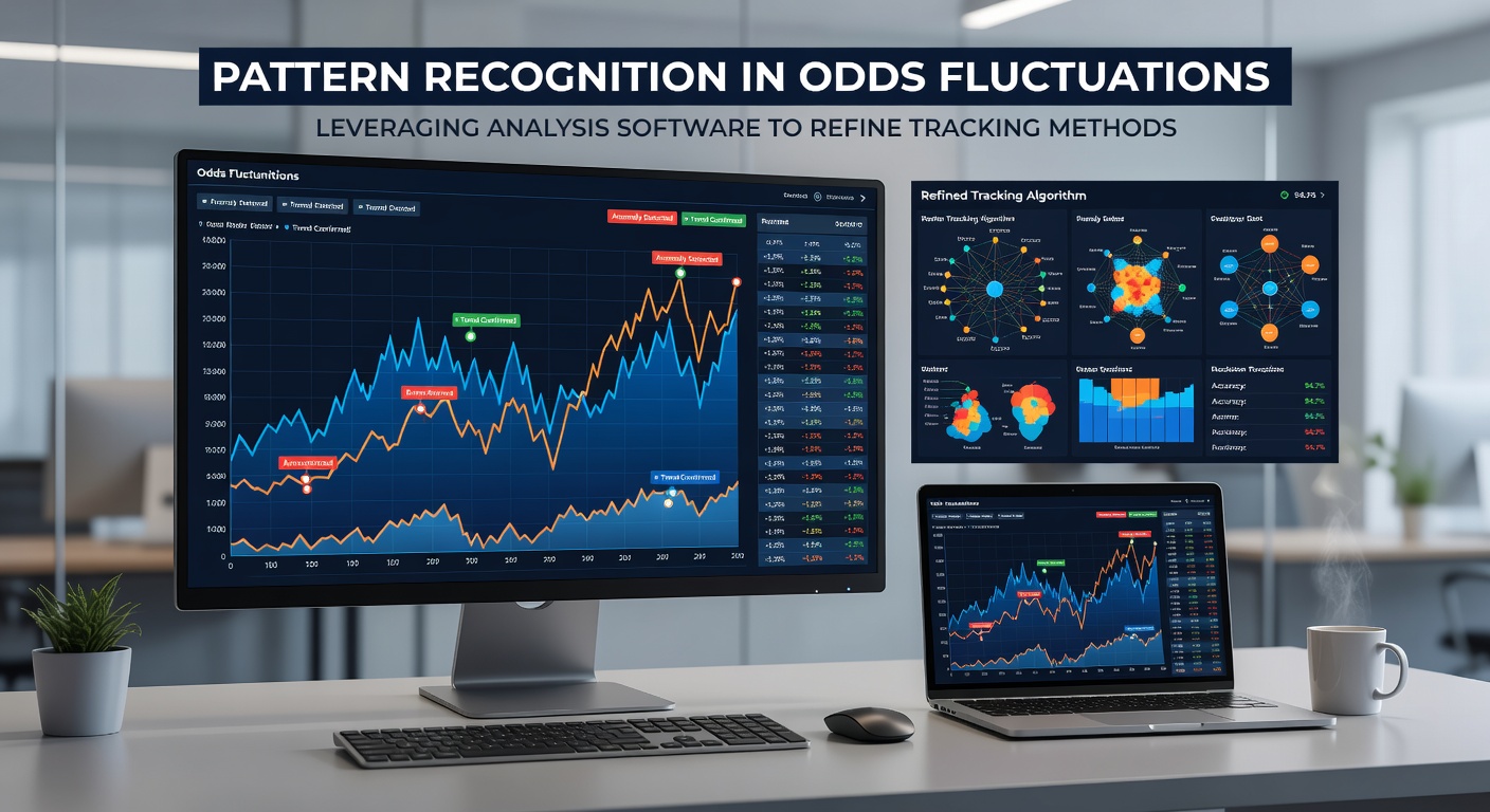 Dashboard view of integrated tracking software showing historical odds patterns and alerts for field sports events