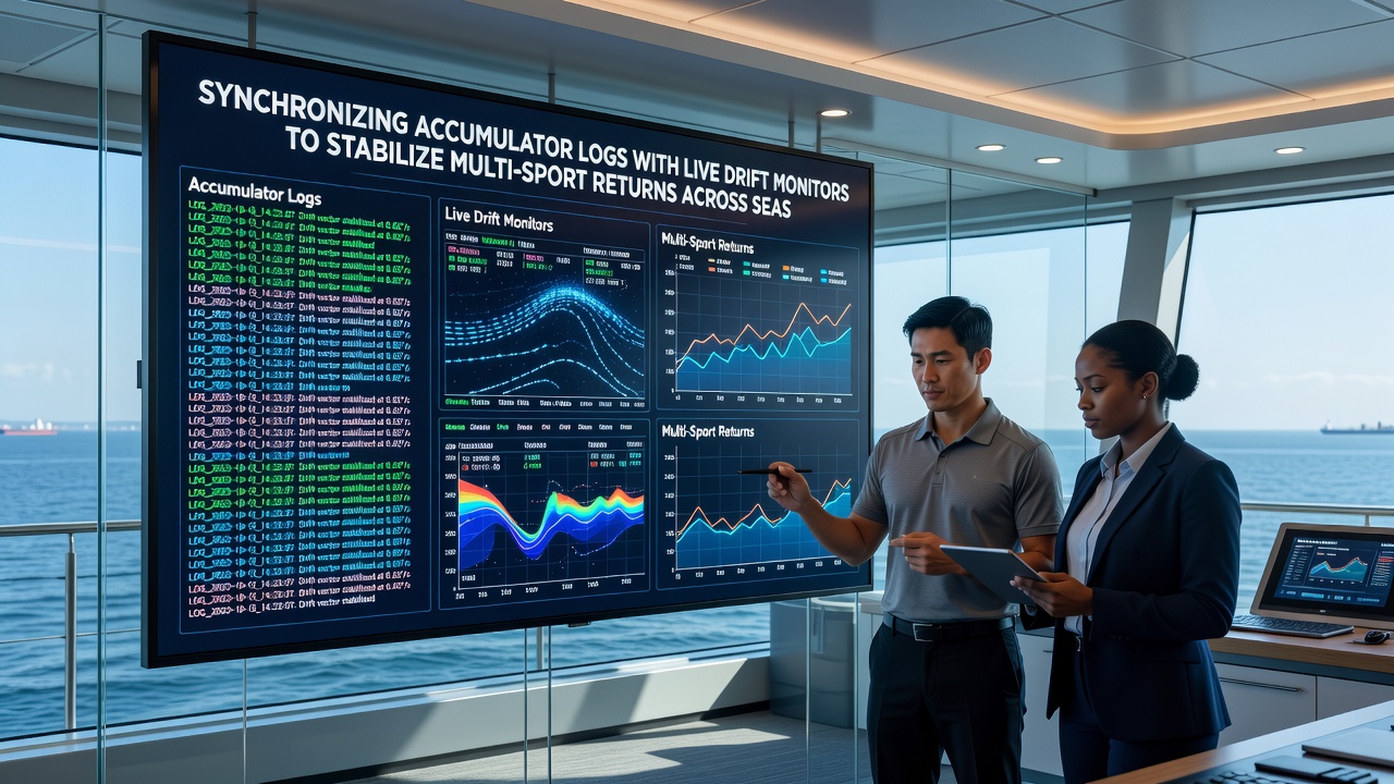 Screenshot of synchronized dashboard displaying accumulator logs alongside real-time drift indicators for multi-sport betting