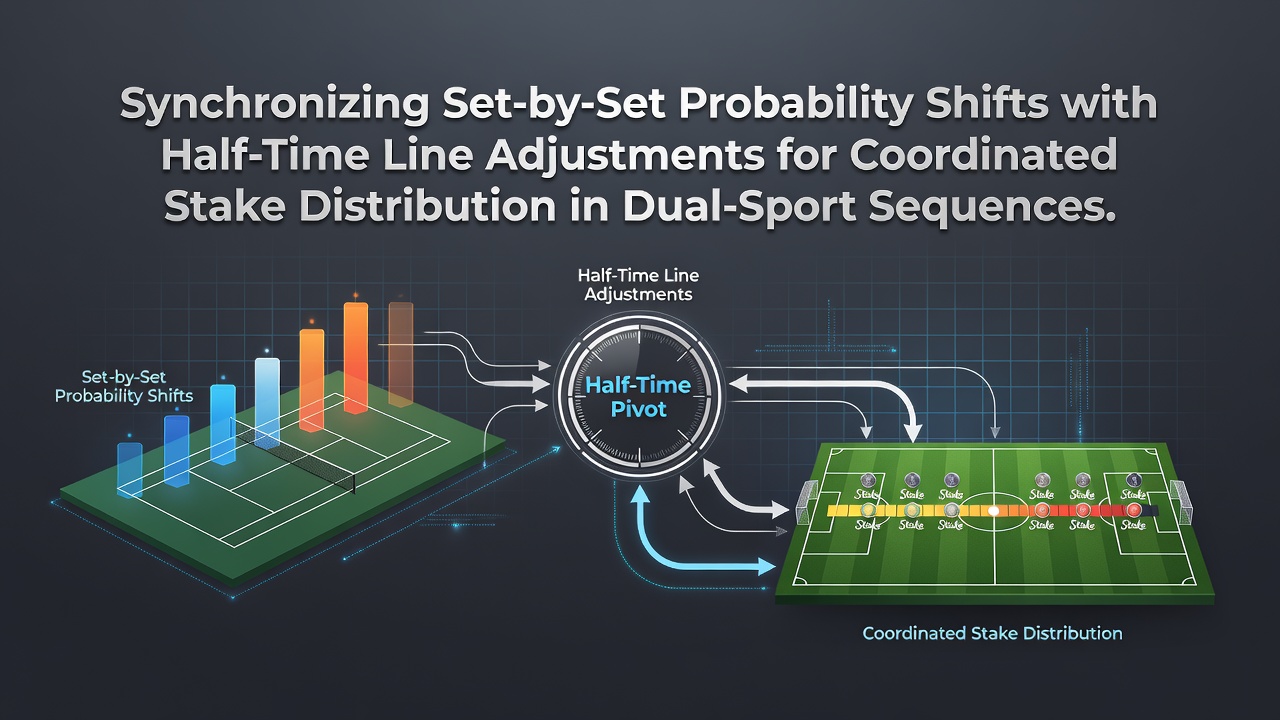Aligning Dynamic Probability Models Across Tennis Sets and Football Halves for Stake Coordination